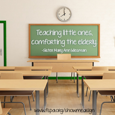 teaching-little-ones-comforting-elderly-Sister-Mary-Ann-Wiesman