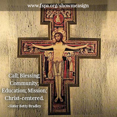 call, blessing, community, education, mission, Christ-centered, Sister Betty Bradley