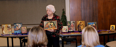 Sister Joan Weisenbeck presented Icon Writing: a Path to Beauty and Holiness session
