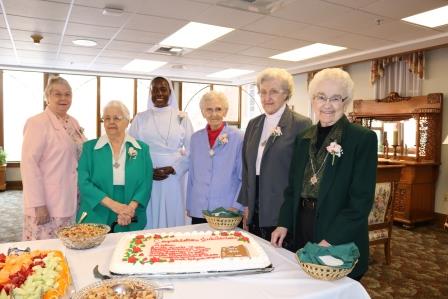 Franciscan Sisters of Perpetual Adoration joined by Sister Sarah Nakyesa celebrate jubilee