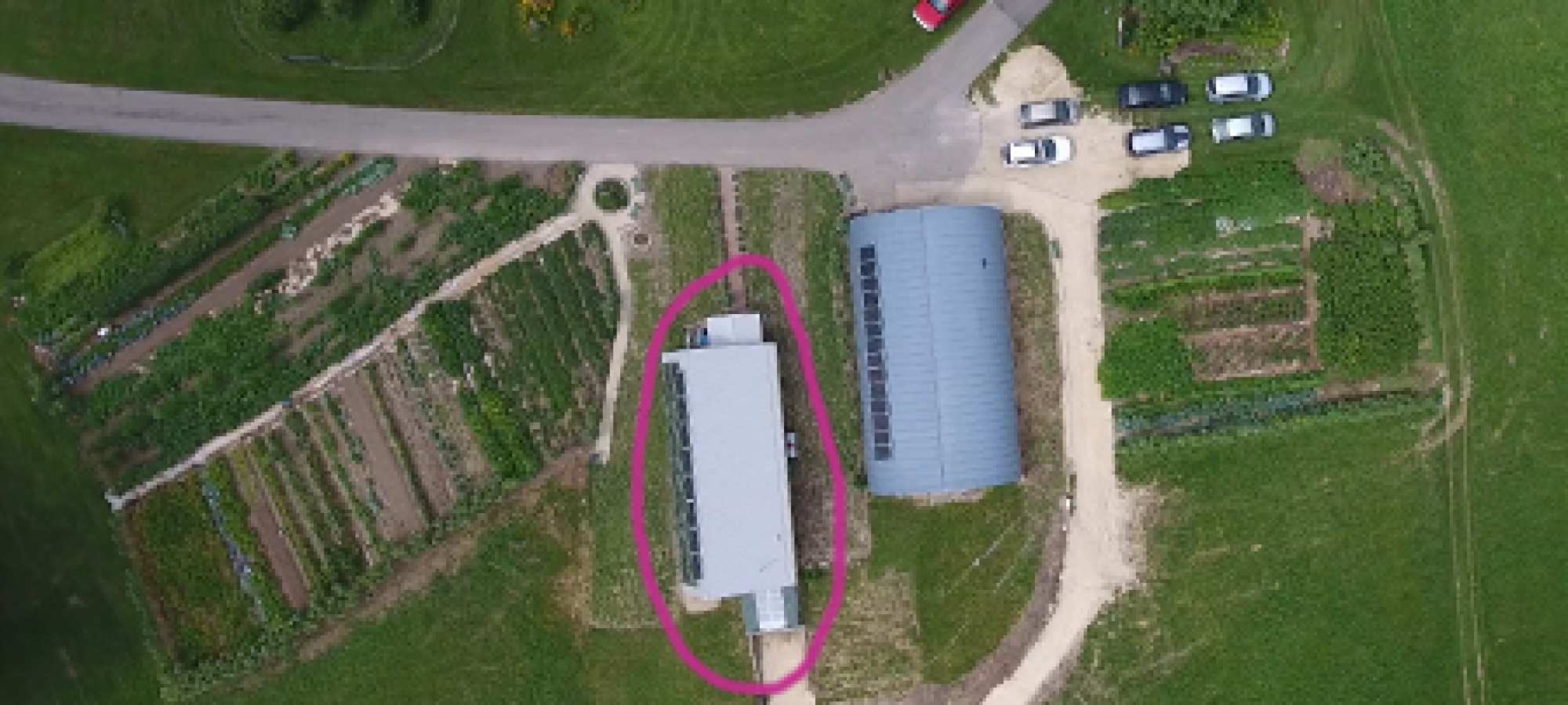 Greenhouse from above