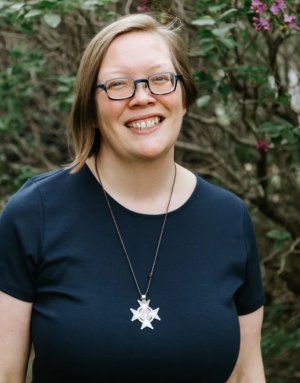 Sister Julia Walsh in an outdoor setting