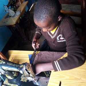 Tekla Kagera student learns tailoring skills