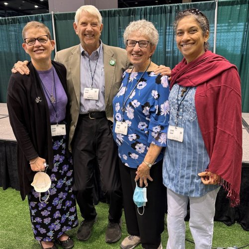 FSPA Sue Ernster, David Hales, FSPA Georgia Christensen and FSPA Corrina Thomas