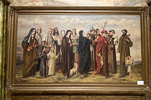 painting of franciscan saints
