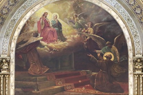 Mary of the Angels Chapel St. Francis of Assisi painting