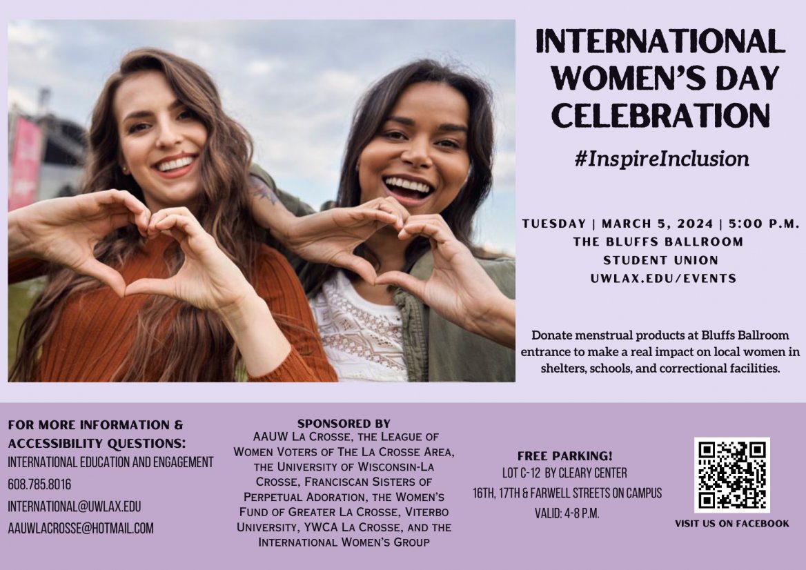 international women's day celebration flyer