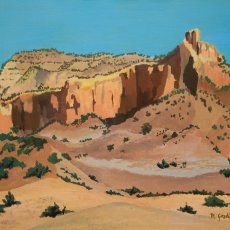Desert Cliff | Oil | 1998