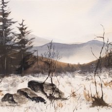 Winter Landscape | Watercolor | 1997