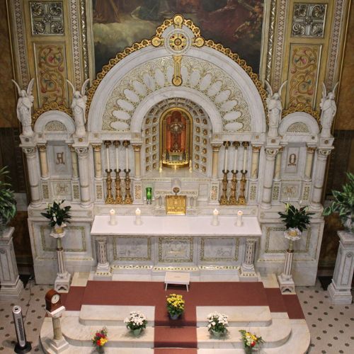 adoration chapel altar located inside st rose convent