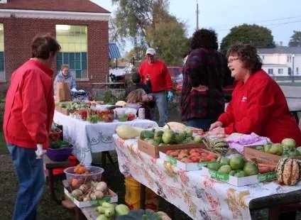 fall festival was held at Logan Northside Neighborhood Garden