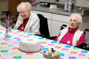 Sister Pauline Wittry and Sister Mary Myron Stork