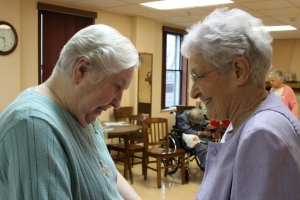 Sister Laura Schreck and Sister Marie Kyle