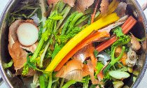 Kitchen Scrap Vegetable Stock or Meat Stock