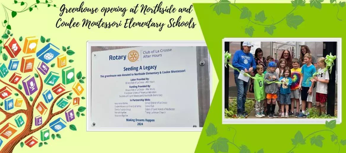 Northside Elementary and Coulee Montessori Welcome New Greenhouse