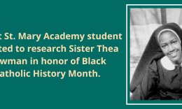MSM student highlights Sister Thea Bowman for Black Catholic History Month