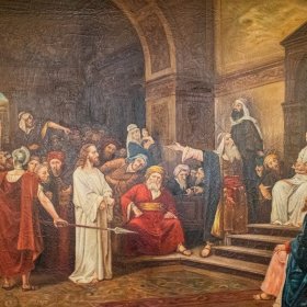 Christ Before Pilot Copy | Oil | Between 1910-1955