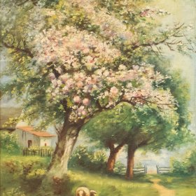 Spring on the Farm | Oil | Between 1910-1955