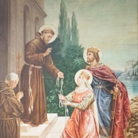 St. Francis and Elizabeth Copy | Oil | Between 1910-1955