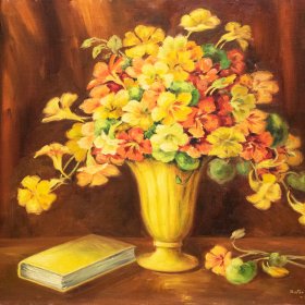 Still Life with Yellow and Orange Flowers | Oil | 1944