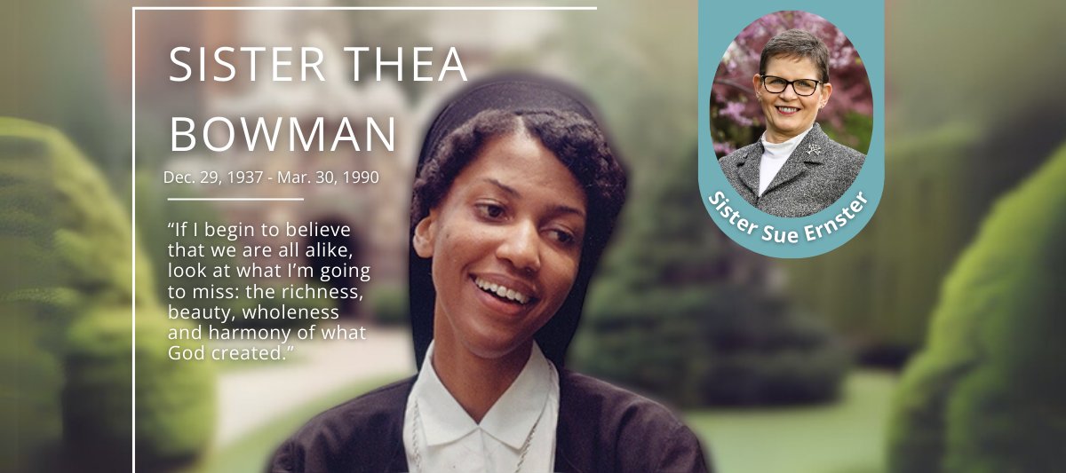 Sister Sue Ernster speaks on Sister Thea Bowman's courage
