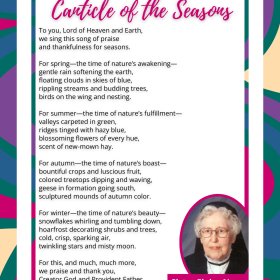"Canticle of the Seaons" by Sister Eloise Nees