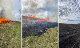 Prescribed Prairie Burn on FSPA Land