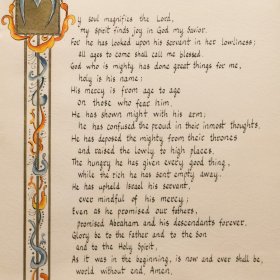 Illuminated Prayer | Ink, Watercolor | Between 1940 to 2005