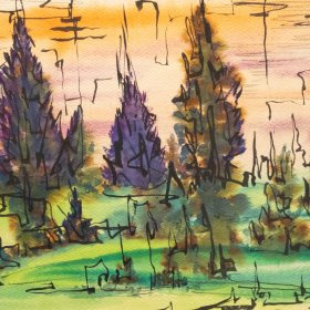 Another Beginning | Watercolor | Between 1960 to 1999