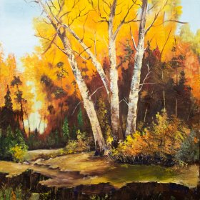 Autumn Scene | Oil | Between 1970-2000
