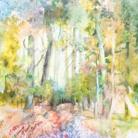 Enchanted Forest | Watercolor | Between 1970-2000