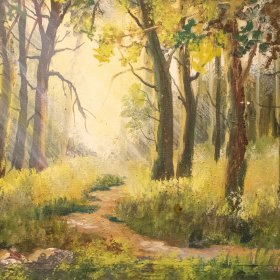 Light through the Trees | Oil | Between 1970-2000