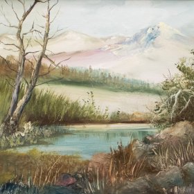 Mountain Marsh | Oil | Between 1970-2000