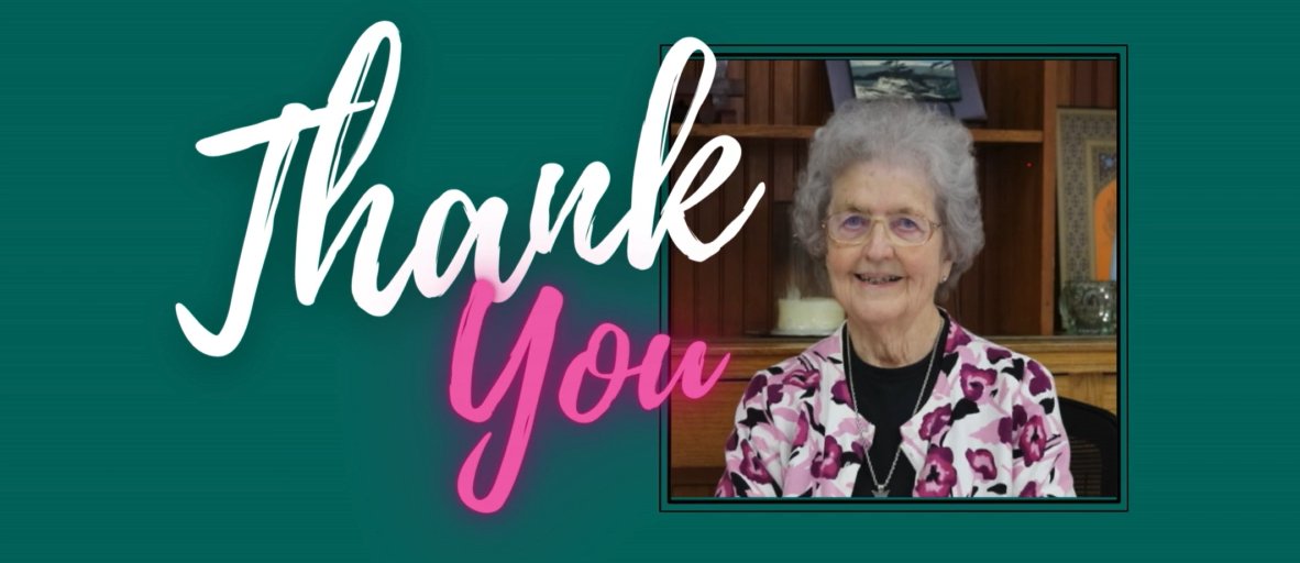 Sister Mary Ann: 'Thank you for your support