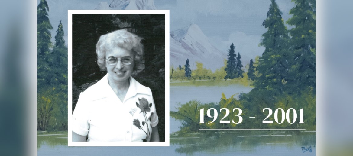 Franciscan Sister of Perpetual Adoration Caroline Lally portait and art