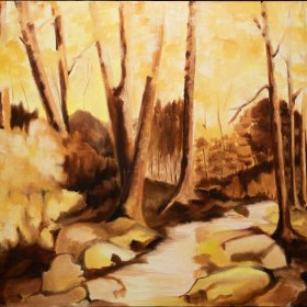 Fall Scene | Oil | Between 1960 to 2020