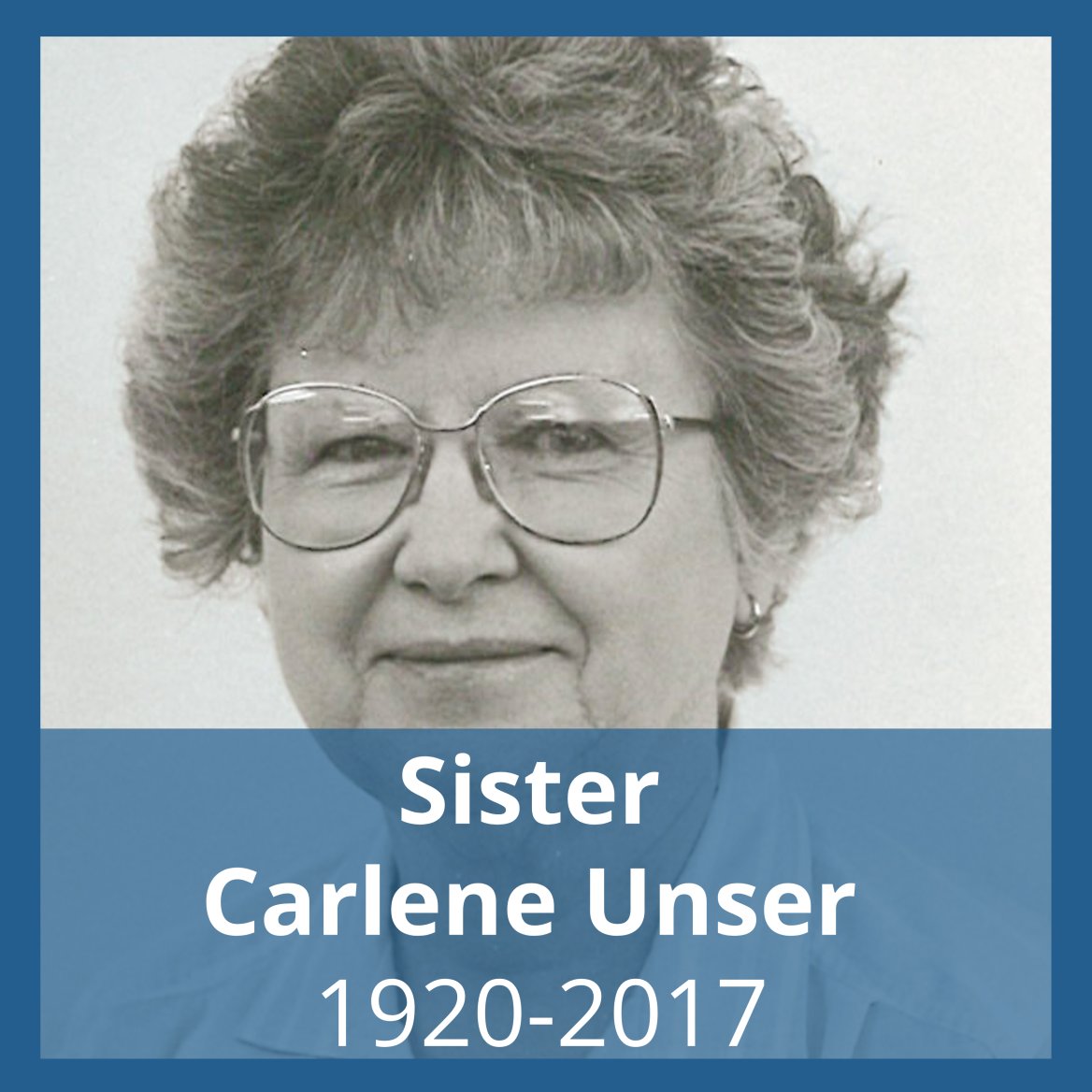 Franciscan Sister of Perpetual Adoration Carlene Unser