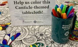 Canticle-Themed Tablecloth (FSC)