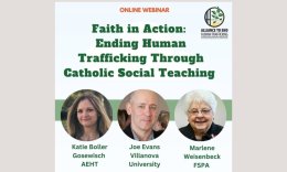 Faith in Action: Ending Human Trafficking (webinar)