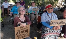 Sister Kristin Peters joins Native led land justice efforts