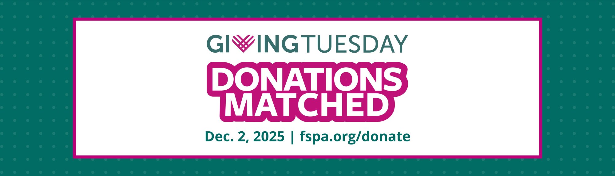 donations matched graphic with givingtuesday logo