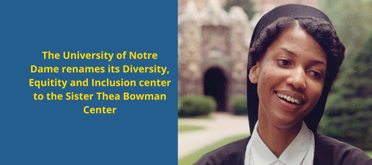 FSPA joins Norte Dame in the new name of the Sister Thea Bowman Center