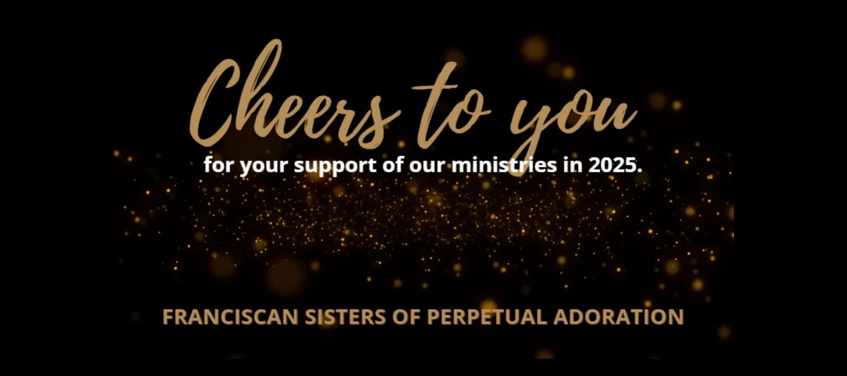 Cheers to you for support in 2025! [video]