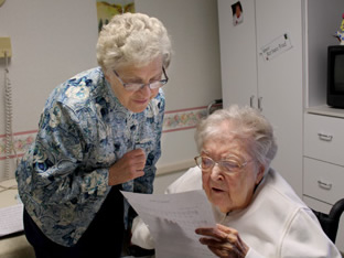 Sisters Rochelle Potaracke and Barbara Freed