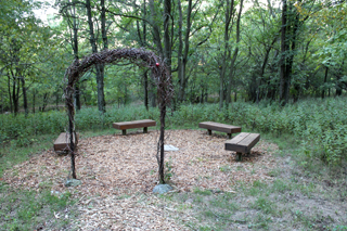 Sacred space on Prairiewoods' land