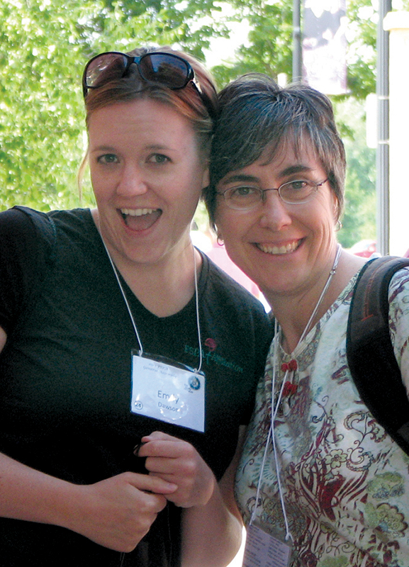 Emily with Sister Eileen McKenzie