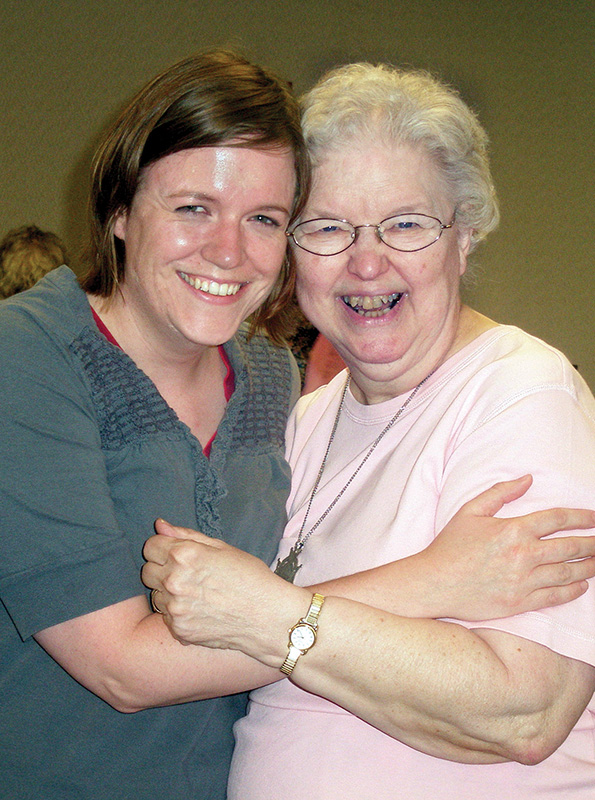 Emily with Sister Ladonna