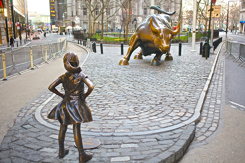Fearless girl statue 