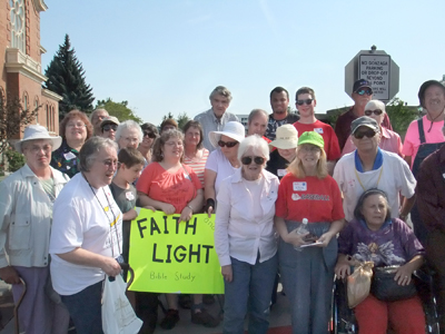 Faith and Light group pilgrimage