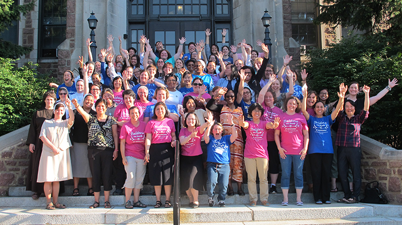 Group of Franciscan women at Giving Voice 2019